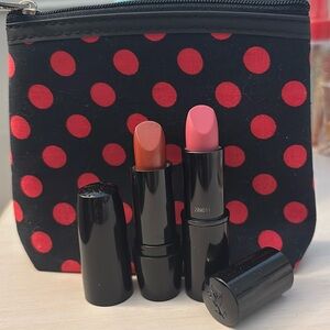 Lancôme Lipsticks and Pouch